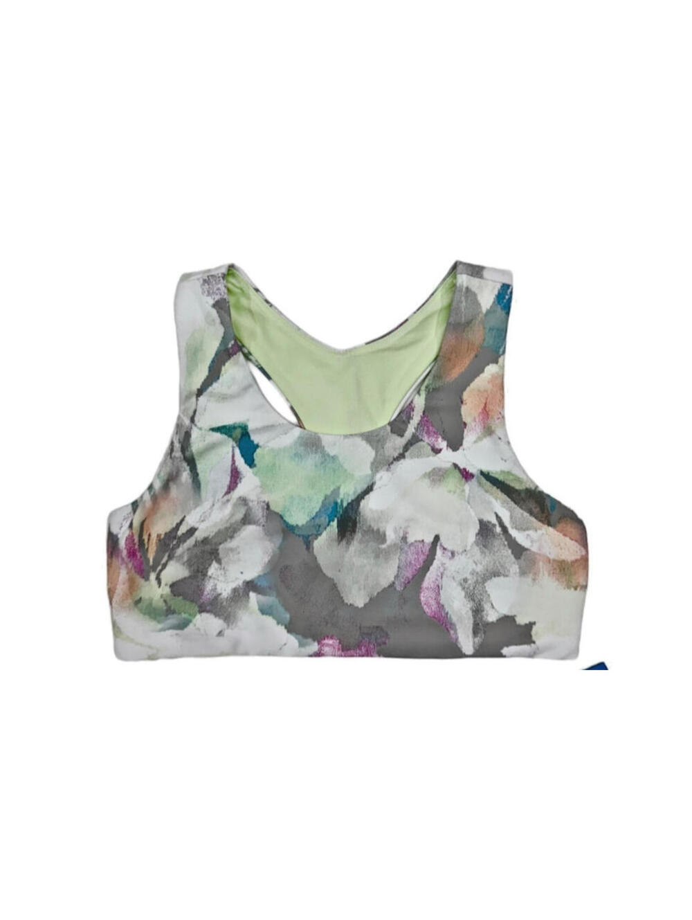 (C178) DICK'S Sporting Goods Girls XL Momentum Sports Bra Floral Moment DSG